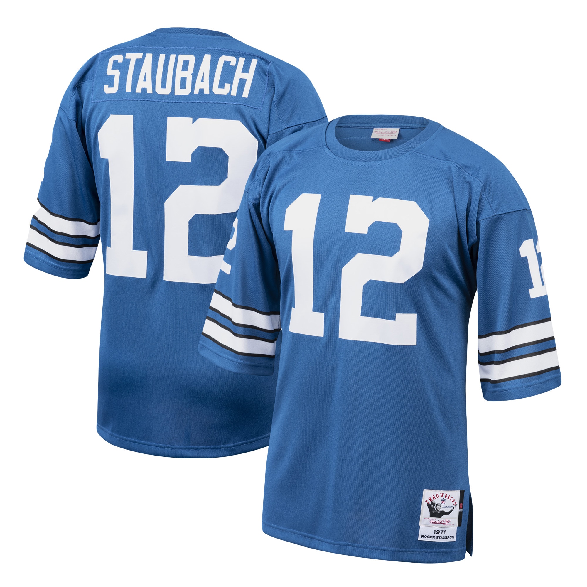 Men’s Dallas Cowboys Roger Staubach Mitchell & Ness Royal 2004 Authentic Throwback Retired Player Jersey 2