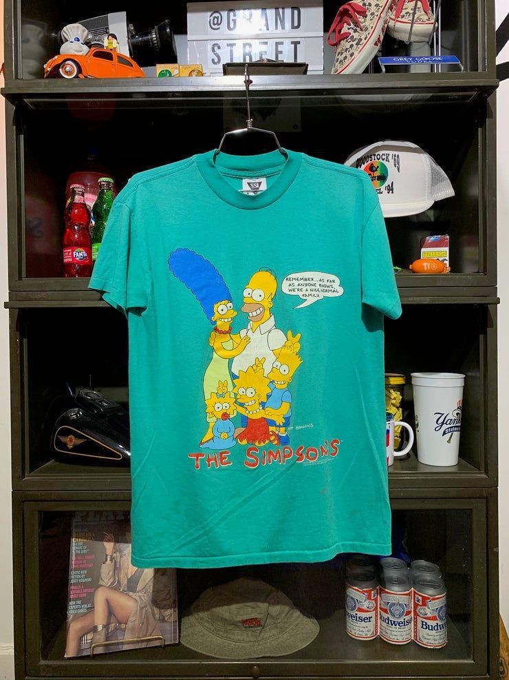 Vintage 1990 The Simpsons Normal Family Shirt