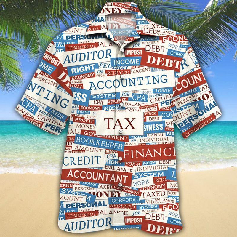 Accounting Text Gift Hawaiian Shirt | Unisex | Adult | Hw7576