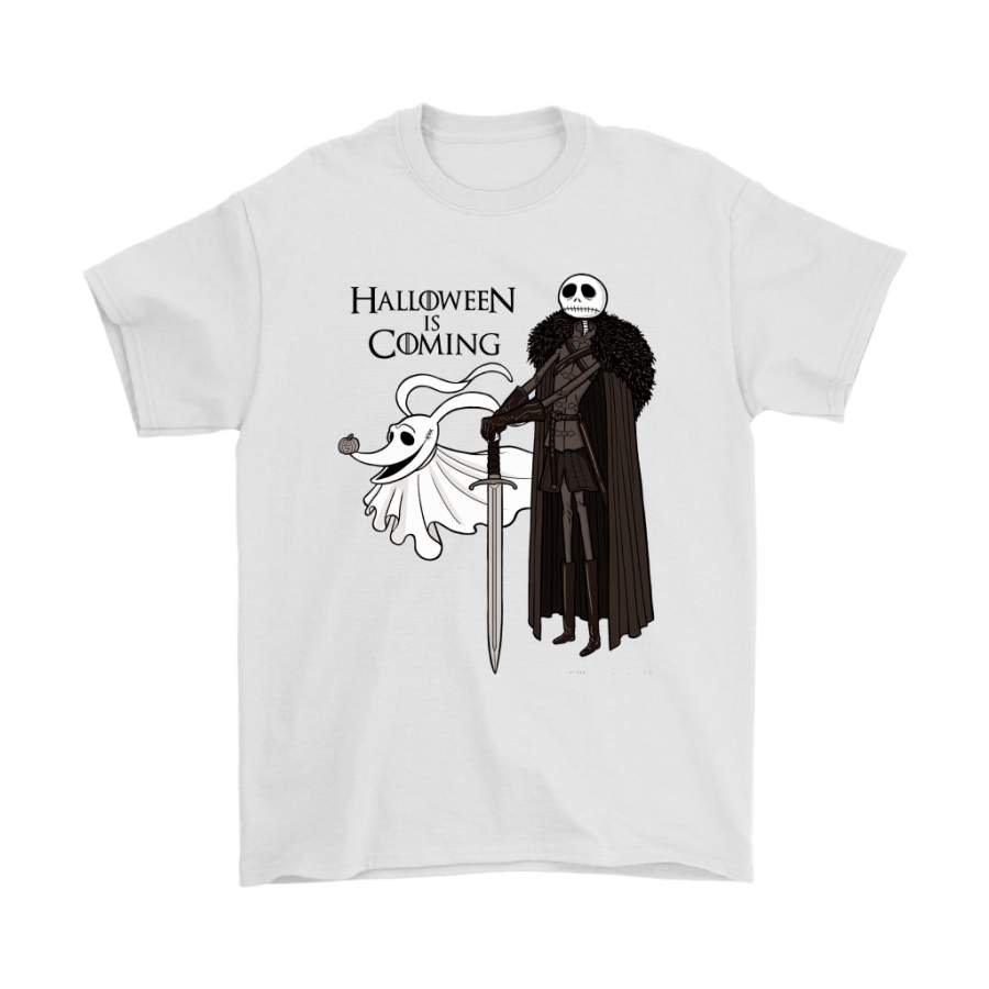 Jack Skellington And Zero Halloween Is Coming Game Of Thrones Shirts