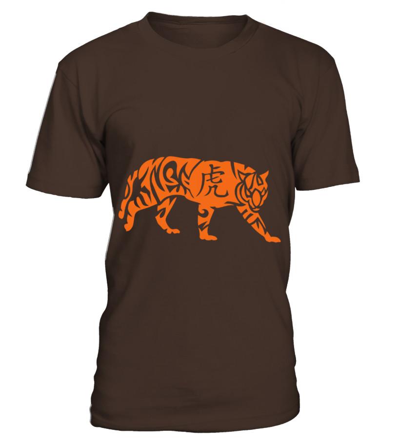 Tiger Sign 2 Chinese T Shirts T Shirts C-D9D23