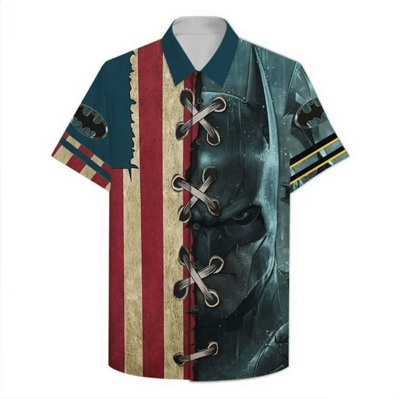 Batman American Flag Hawaiian Shirt H91157