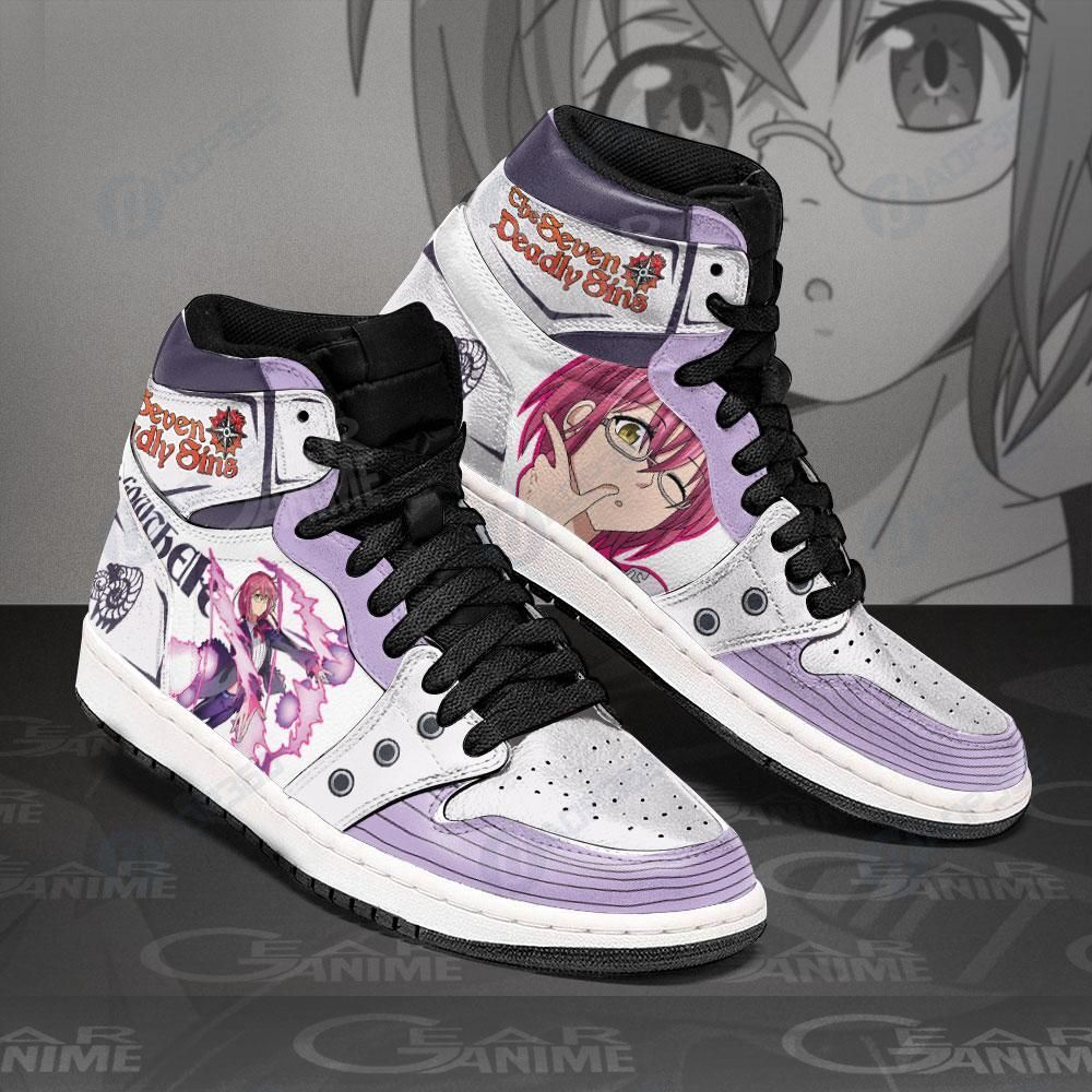 Gowther Sneakers Seven Deadly Sins Anime Shoes Mn10 Air Jordan 13 Shoes Hajd2403275