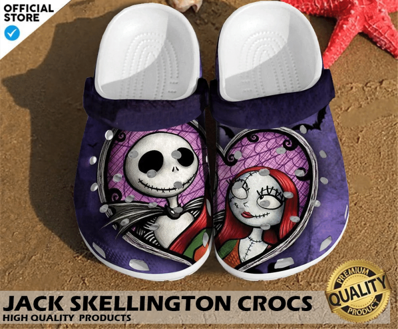 The Nightmare Before Christmas Crocs Clog Shoes 7