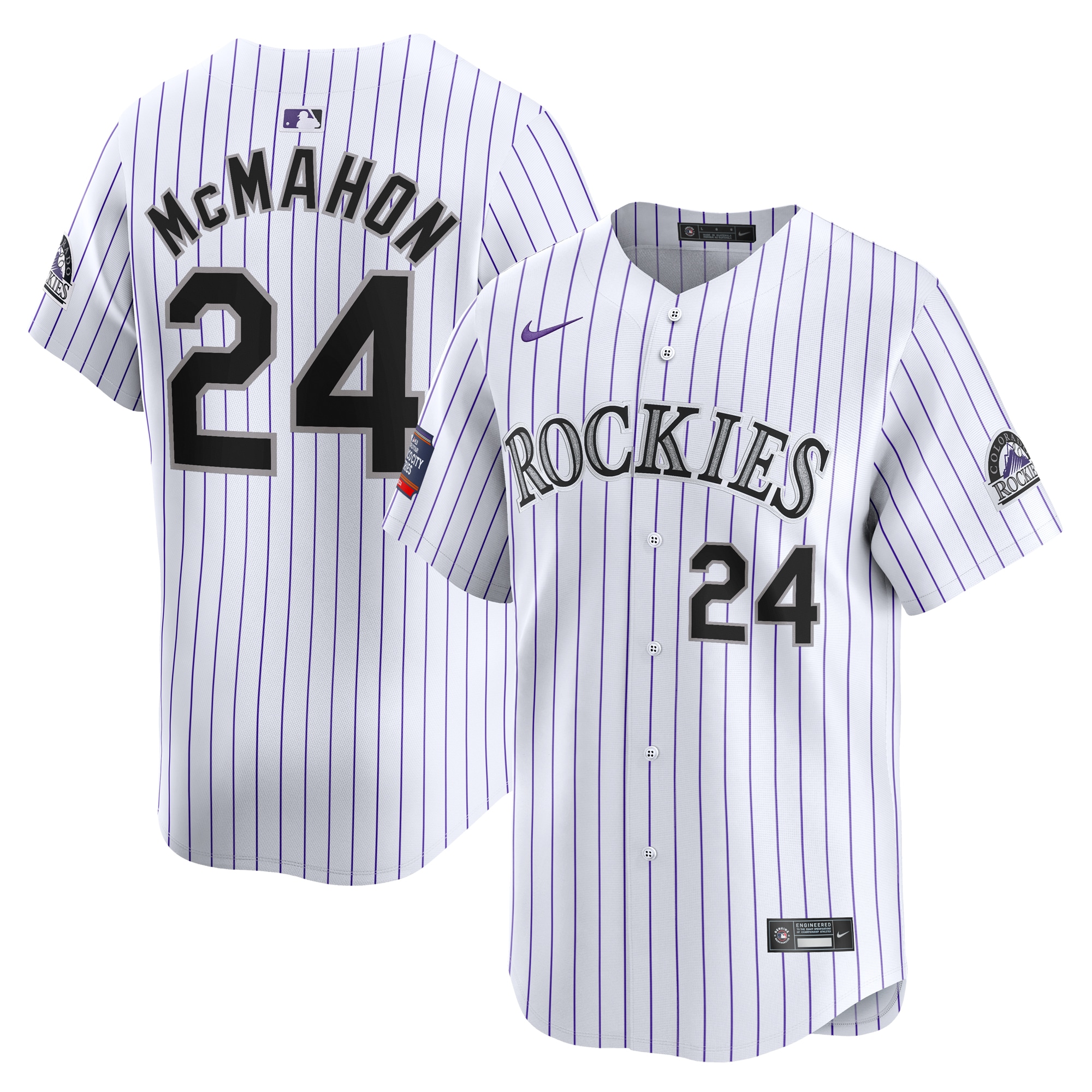 Ryan McMahon Colorado Rockies 2024 MLB World Tour Mexico City Series Home Limited Player Jersey – White