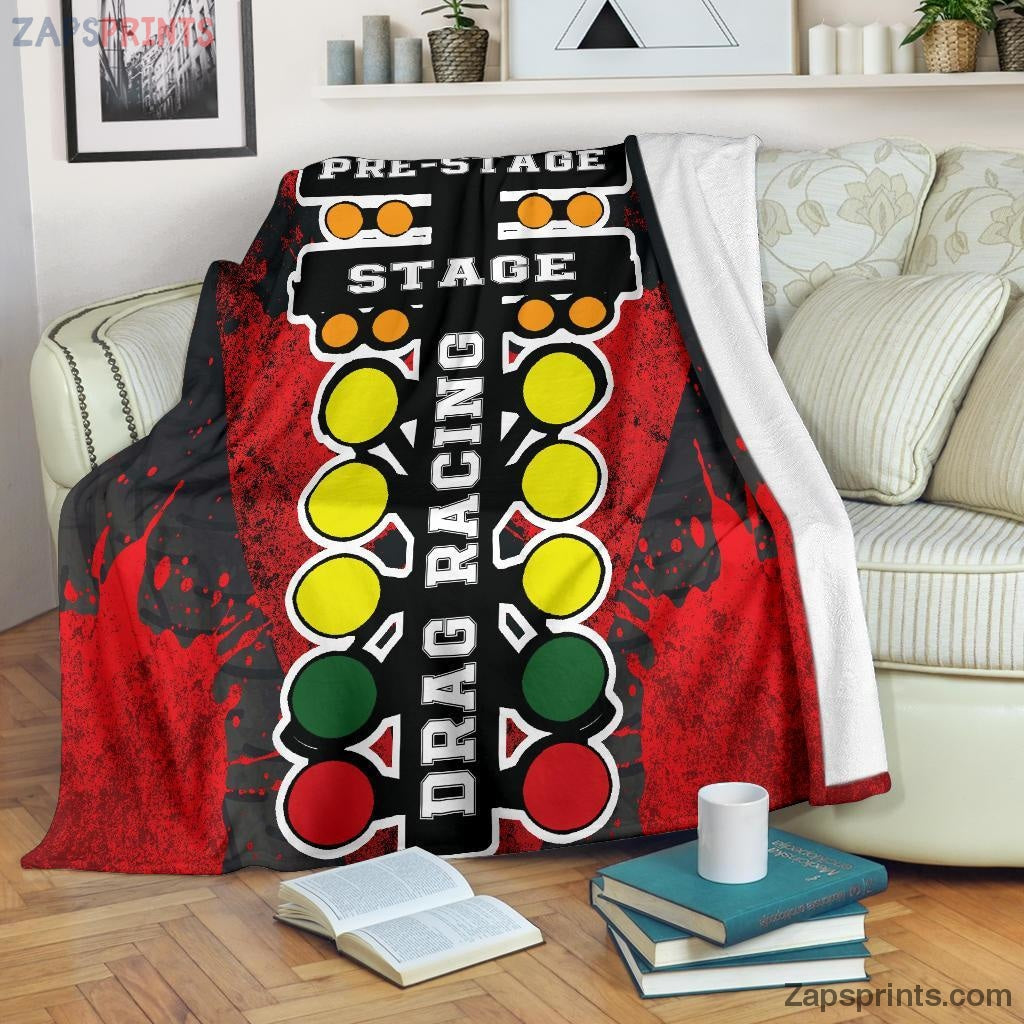 Gift For Racing Lover – Drag Racing Blanket Rbnr – Gift For Friends