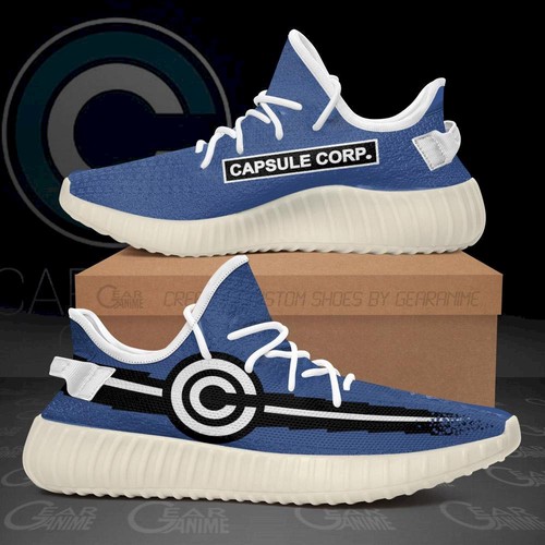 Best Capsule Corp Yeezy Shoes Dragon Ball Super Custom Anime Sneakers