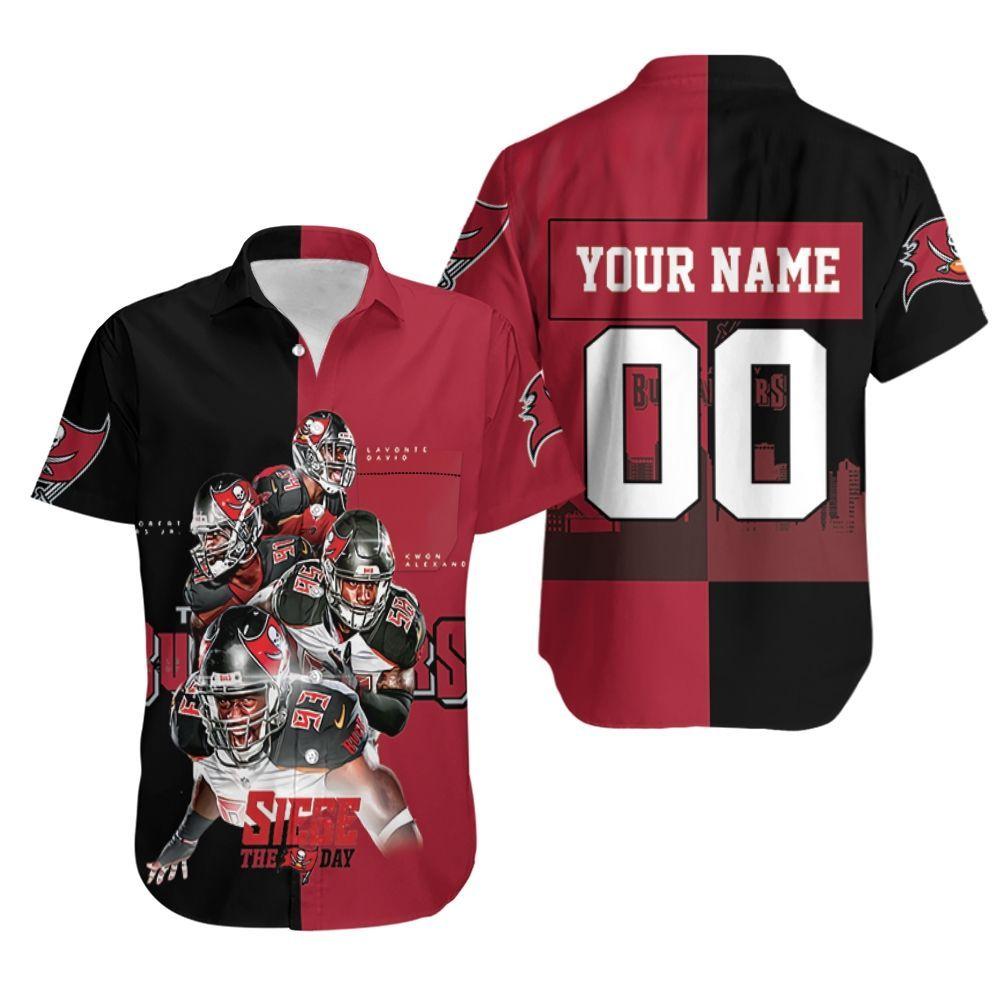 Beach Shirt Tampa Bay Buccaneers Siege The Day 3D Printed Personalized Hawaiian Shirt