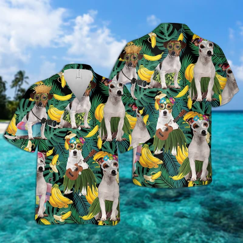 Felacia Jack Russell Terrier Summer Leaves Hawaii Shirt 2 Ha22735