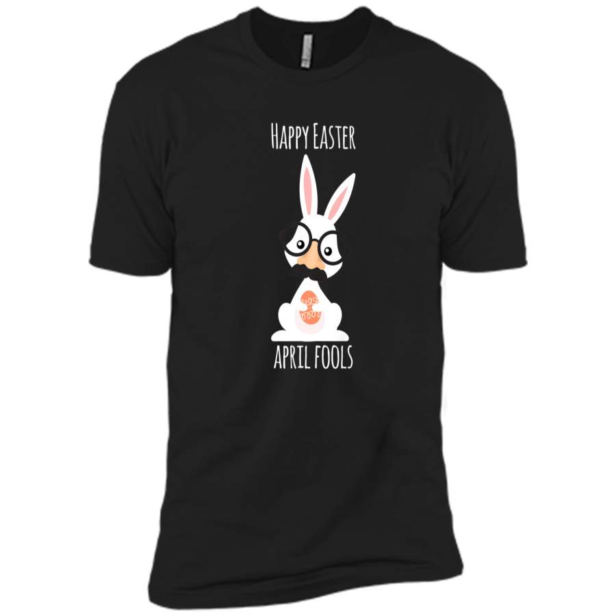 Cute Kawaii April Fools Easter Bunny T-Shirt Next Level Premium Short Sleeve Tee