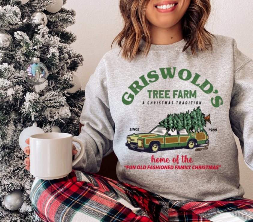 Griswold’S Tree Farm Sweatshirt, Christmas Family Vacation Sweatshirt, Griswold Sweatshirt, Griswold Family Tradition Sweatshirt