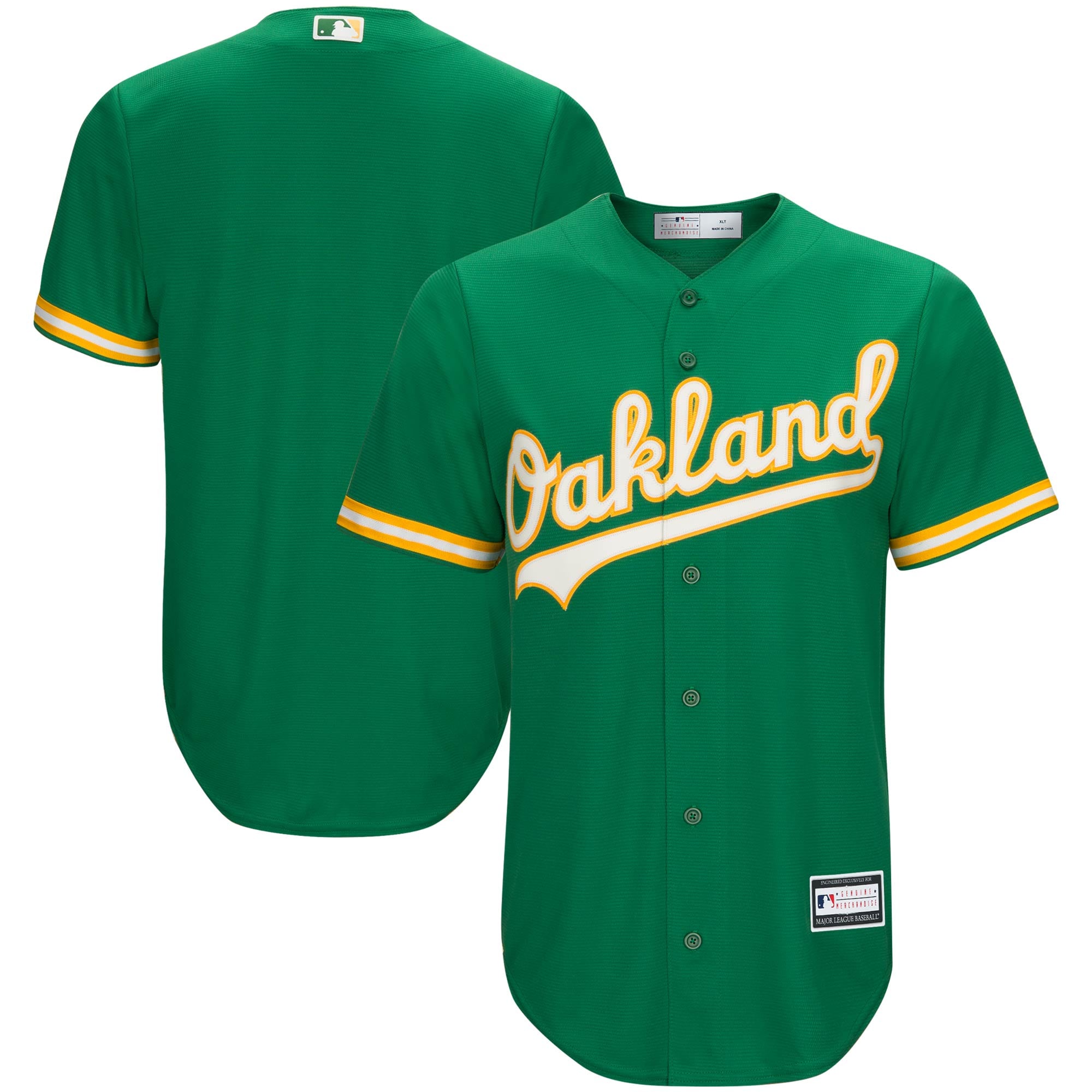 Men’s Oakland Athletics Kelly Green Big & Tall Team Jersey