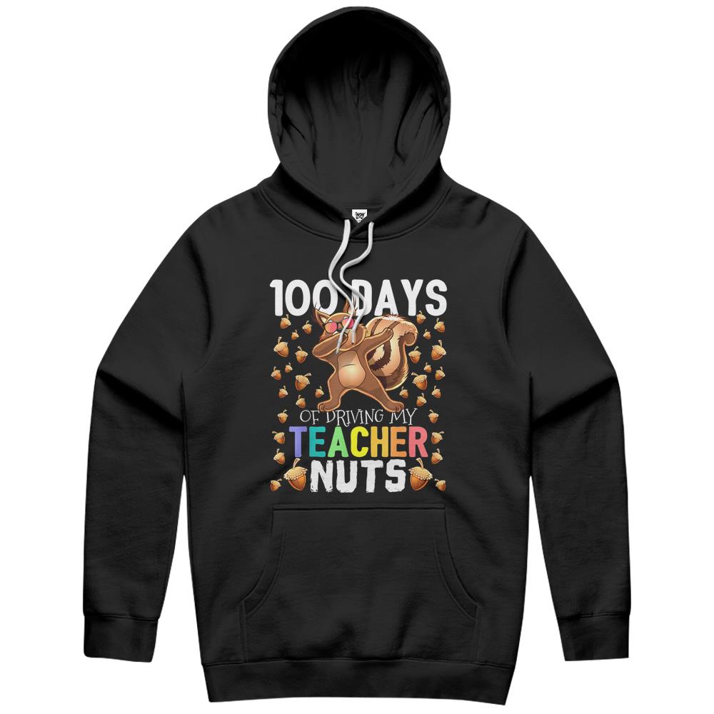 100 Days Of Driving My Teacher Nuts Dabbing Squirrel School Hoodie