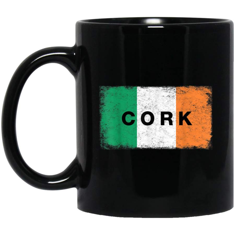 Cork Mug Vintage Ireland Flag Mug Vintage