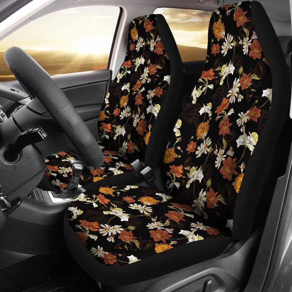 Flower Vintage Car Seat Covers Amazing Gift Ideas