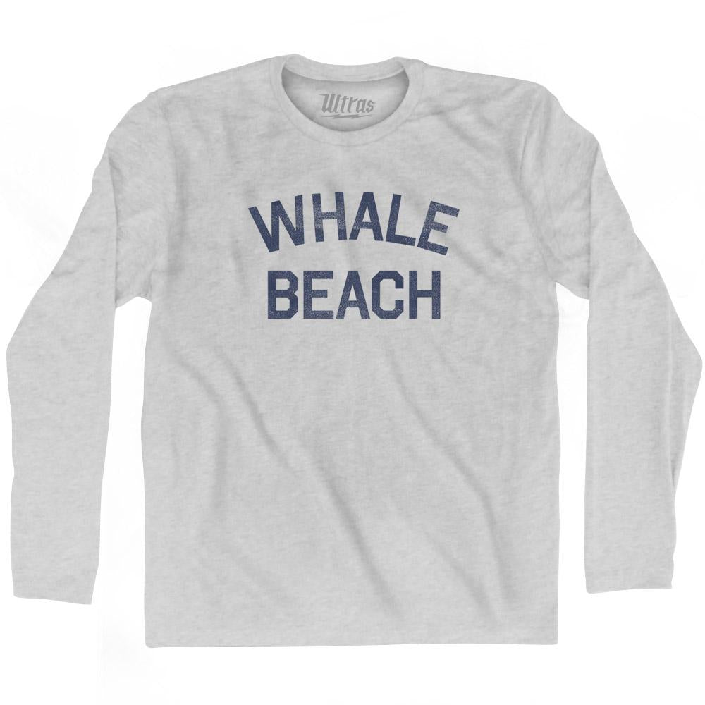 Nevada Whale Beach Adult Cotton Long Sleeve Vintage T-shirt