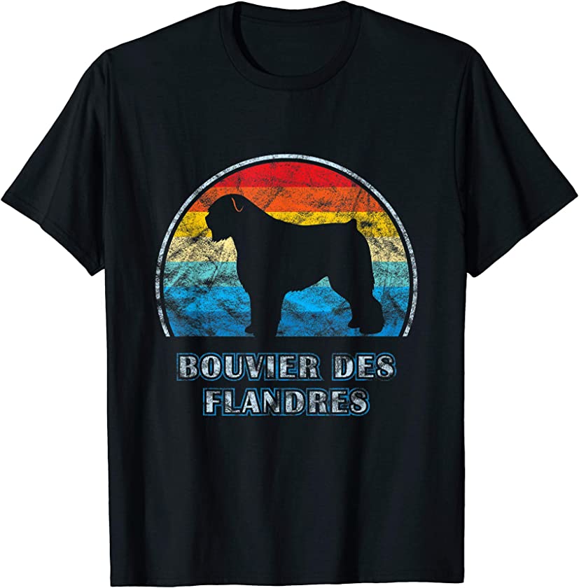 Bouvier des Flandres Vintage Design Dog T-Shirt