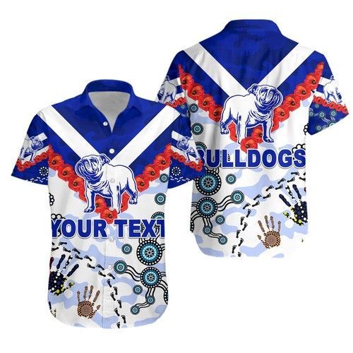 Bulldogs Hawaii Shirt Anzac Day Indigenous No Ha25249