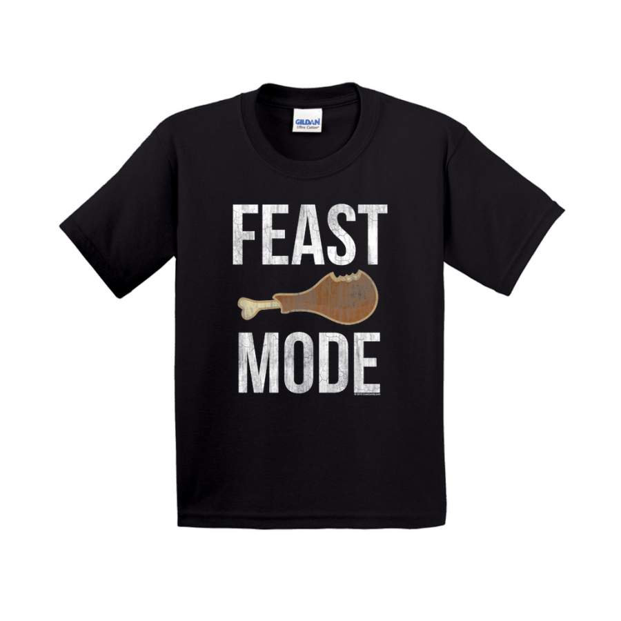 Feast Mode Vintage Thanksgiving Beast Boys Kids T-Shirt