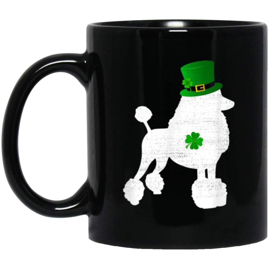 Dog Lover Gifts St Patricks Day Poodle Puppy Mug