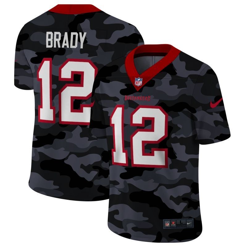 Tampa Bay Buccaneers Tom Brady #12 NFL 2020 Camo Jersey