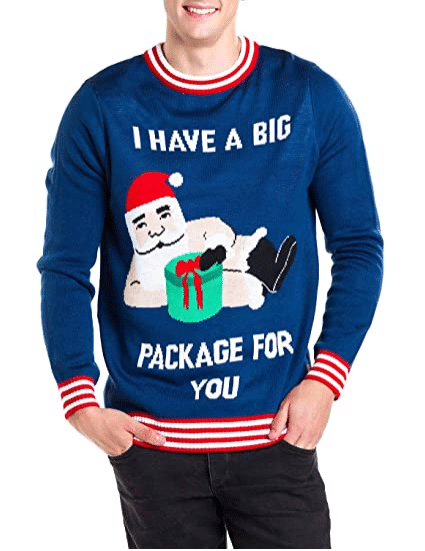 Big Package For You Ugly Christmas Sweater 2021