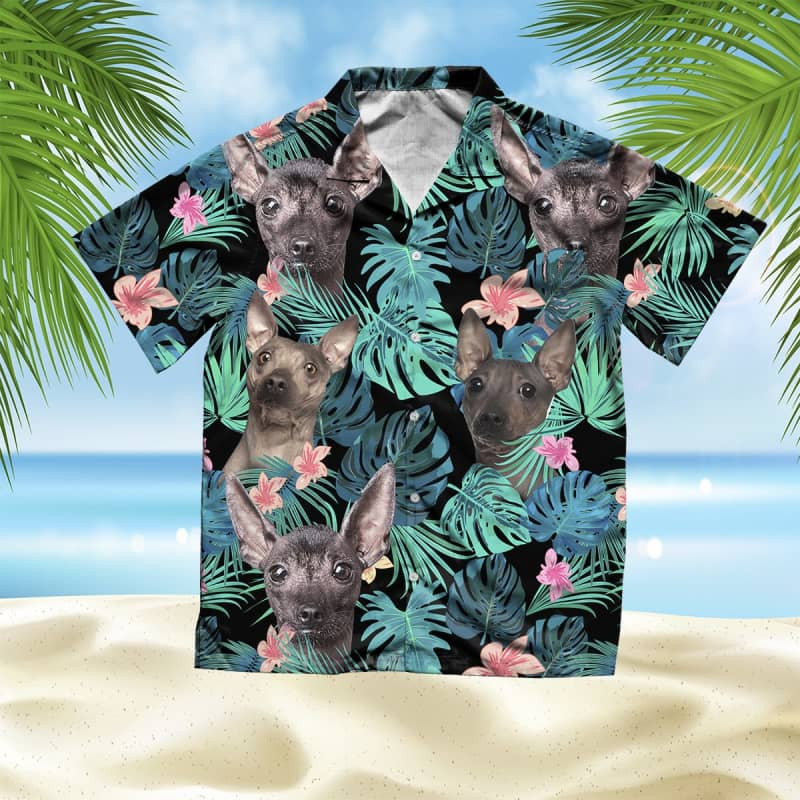 Felacia Mexican Hairless Dog Summer Leaves Hawaii Shirt Ha15218