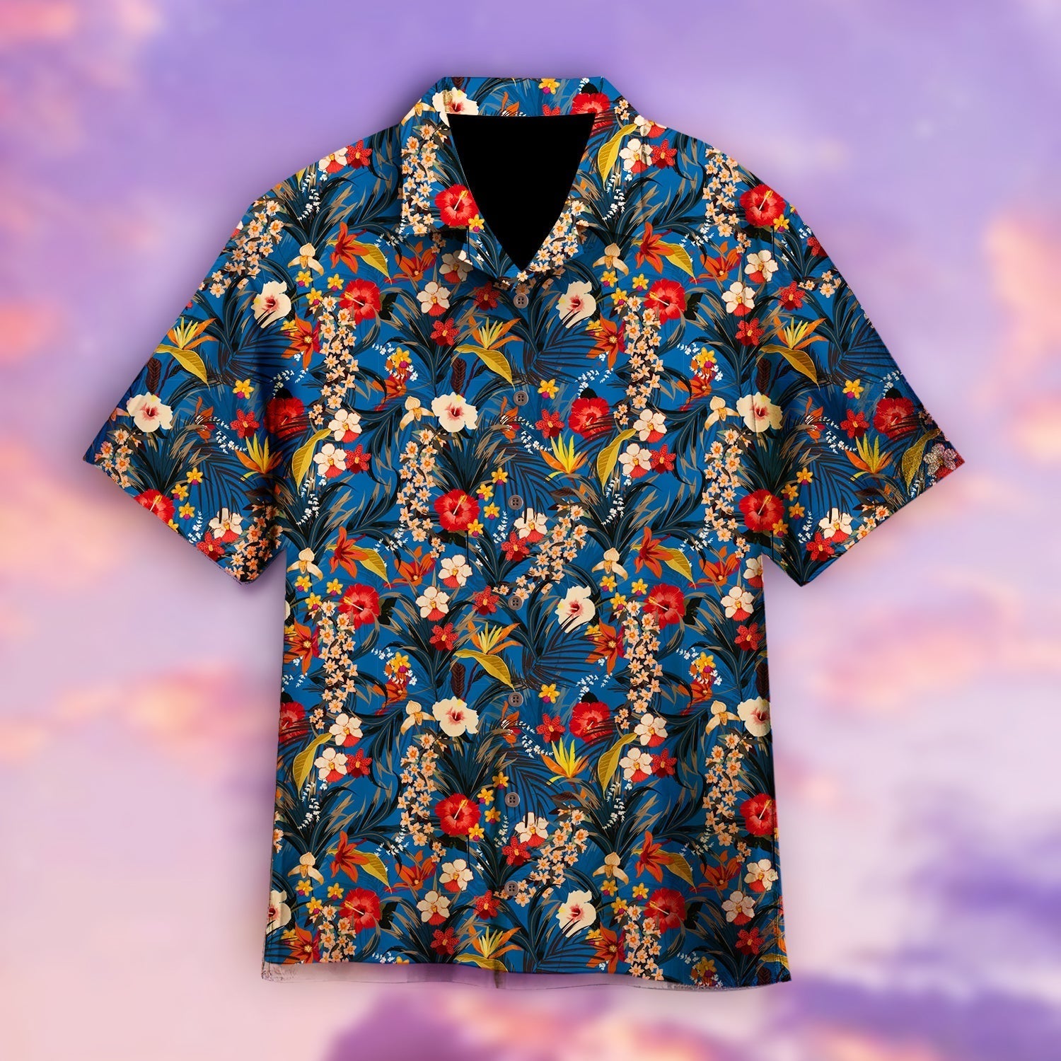 Flower Tropical Aloha Hawaii Shirts For Men And Women Ha101535