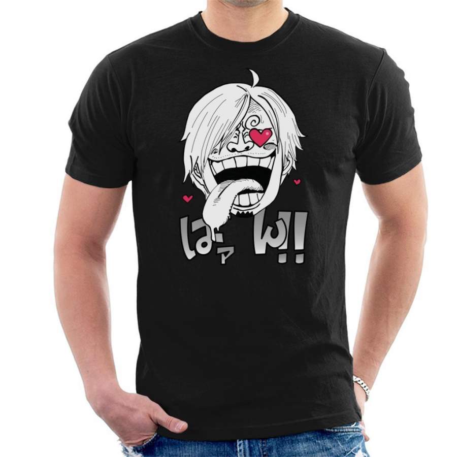 Vinsmoke Sanji Heart Eyes One Piece Men’s T-shirt