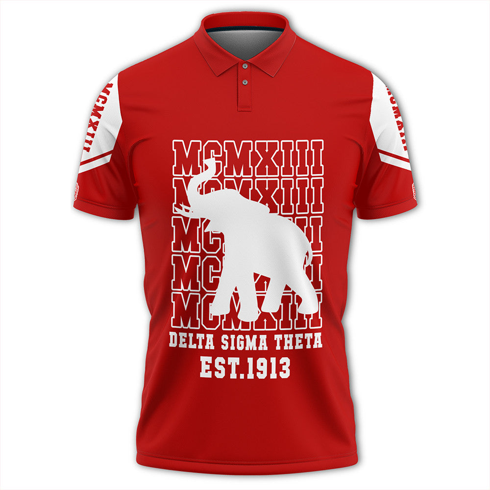 Sorority Polo – Delta Sigma Theta Mcmxiii Red Polo Shirt