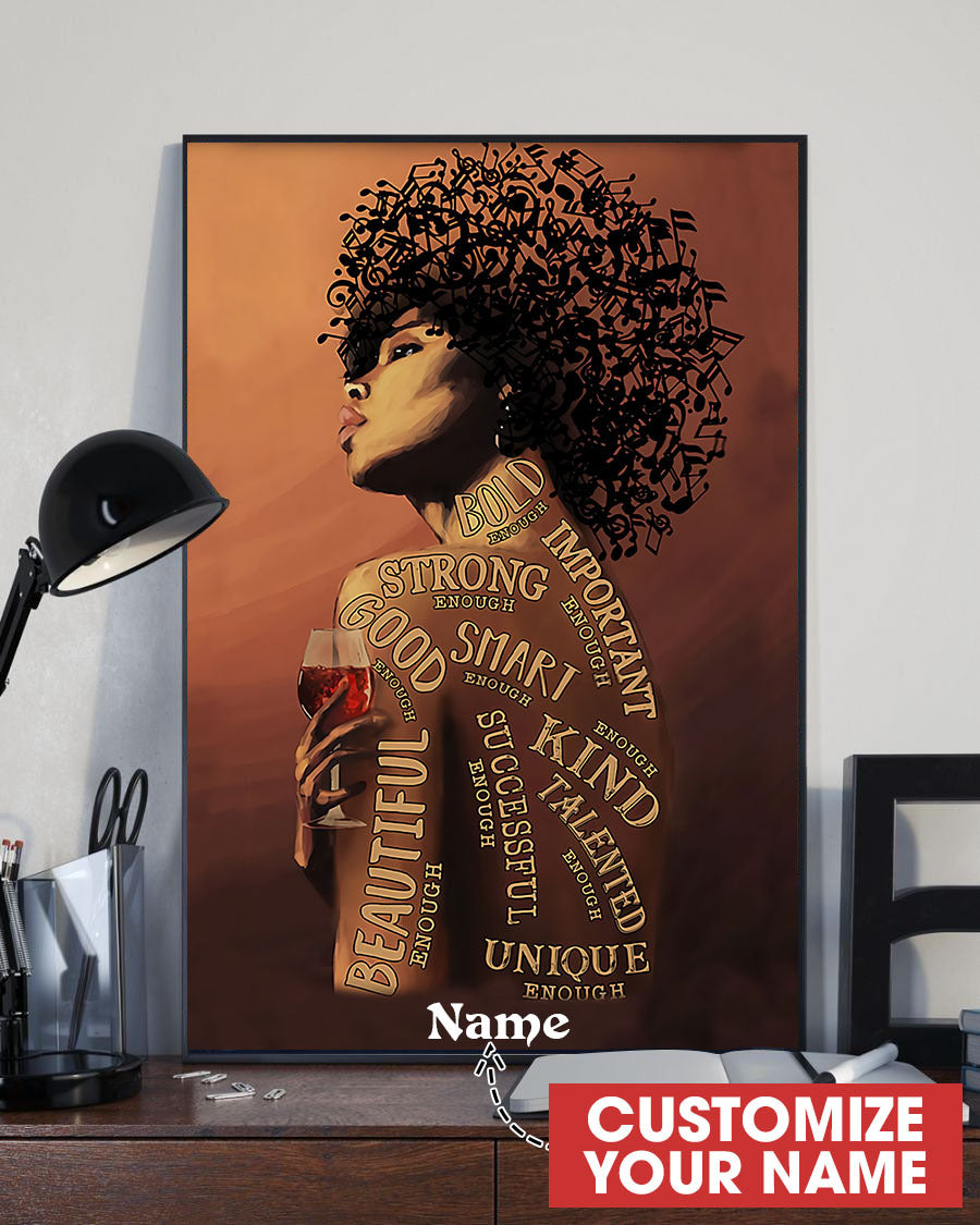 Black Queen Music Relax Posters Custom Personal Gift Idea Birthday