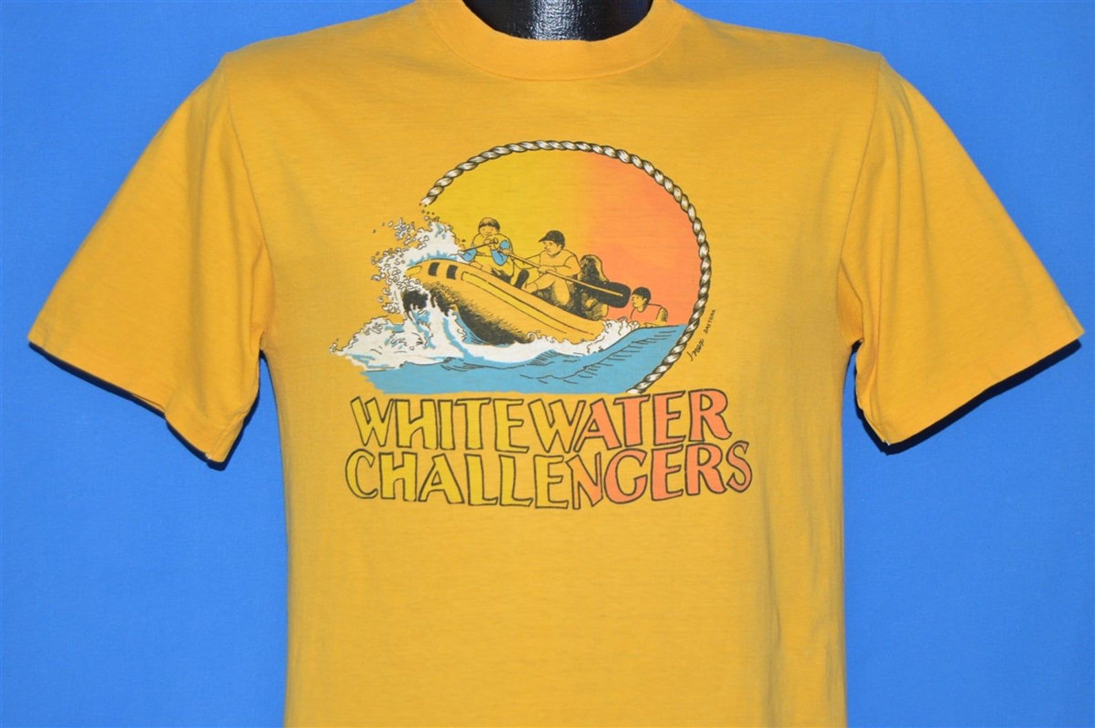 80S Water Challengers Rafting T-Shirt