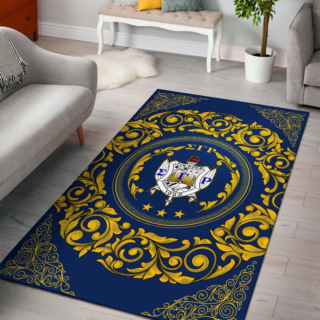 Wonderprint Area Rug Sigma Gamma Rho Sorority Lt10