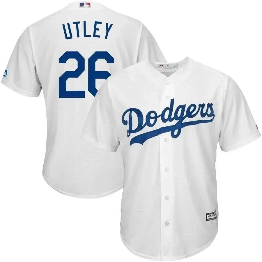 Chase Utley Los Angeles Dodgers Cool Base Player Jersey – White