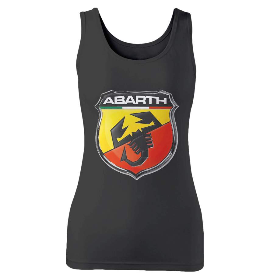 Fiat 500 Abarth Emblem Scorpion Shield Woman’s Tank Top