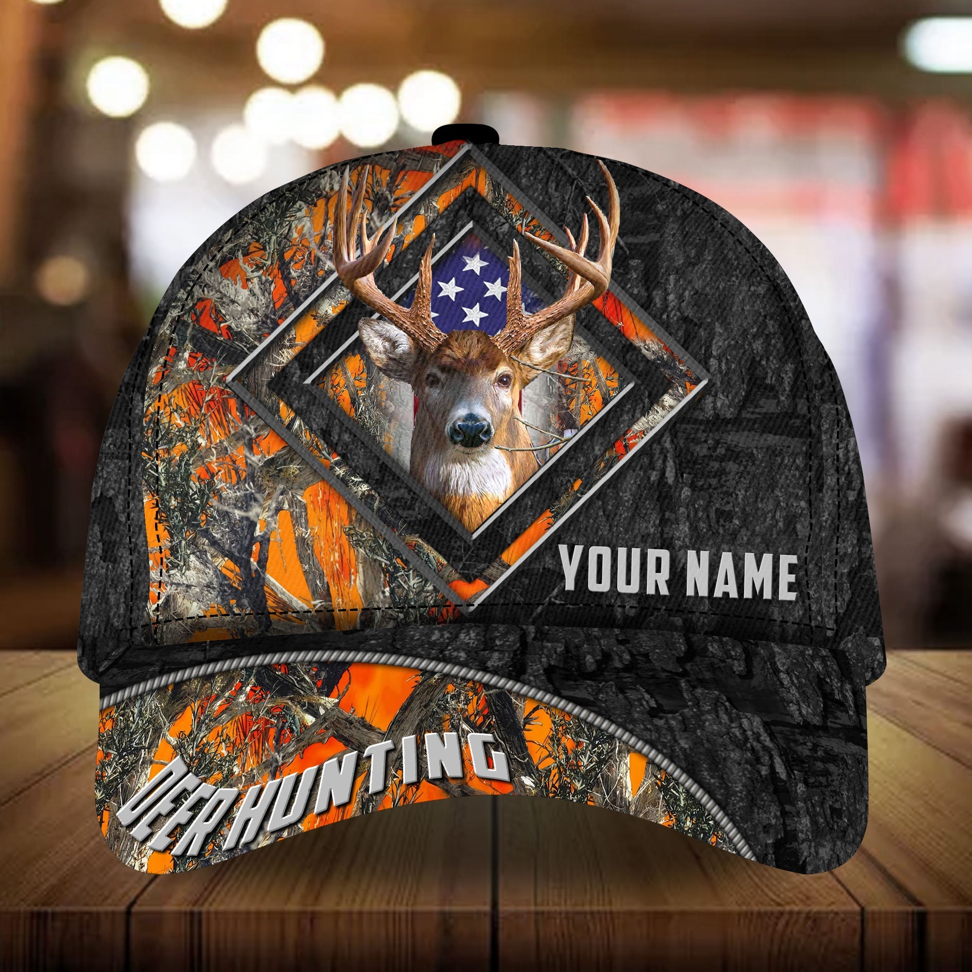 Premium Unique Love Deer Hunting Classic Cap 3D Printed Multicolor Personalized |