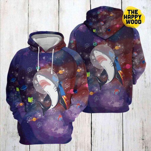 Shark Galaxy Hoodie Sweatshirt