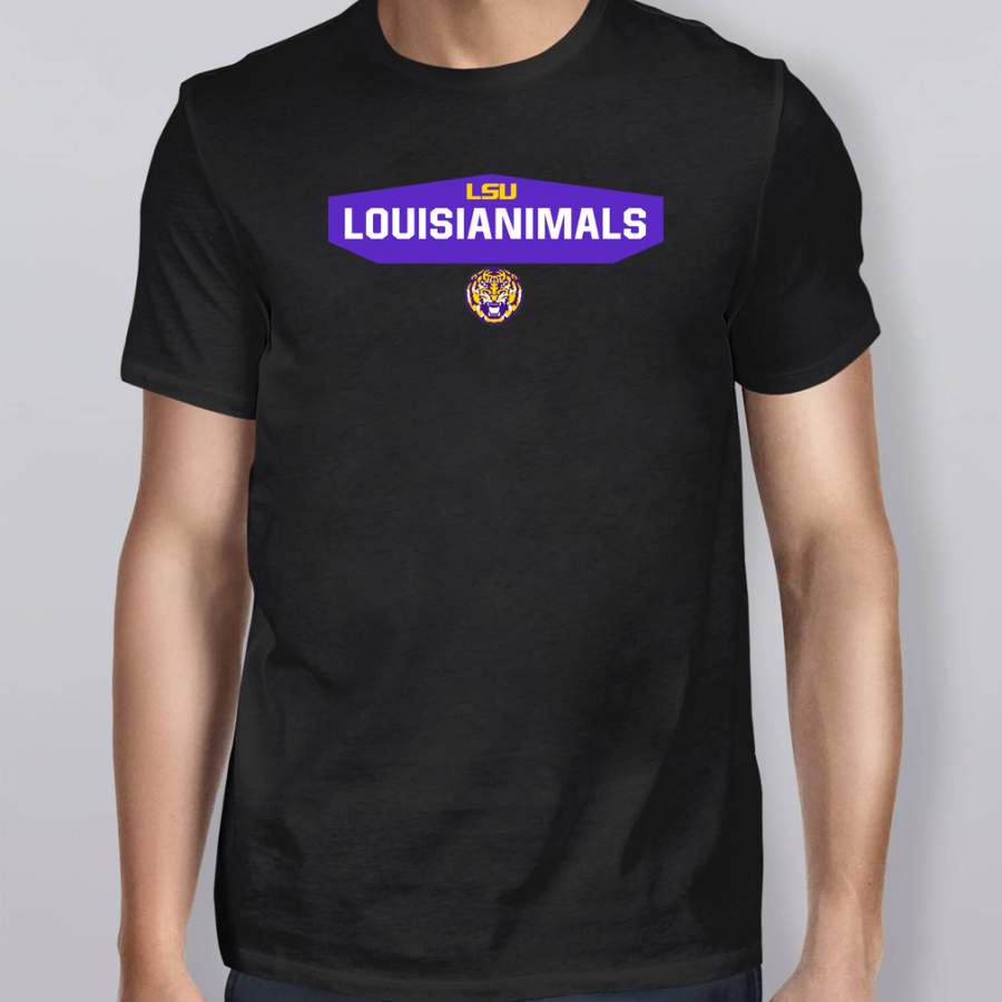 LSU Louisianimals Hoodie Sweatshirt T-Shirt