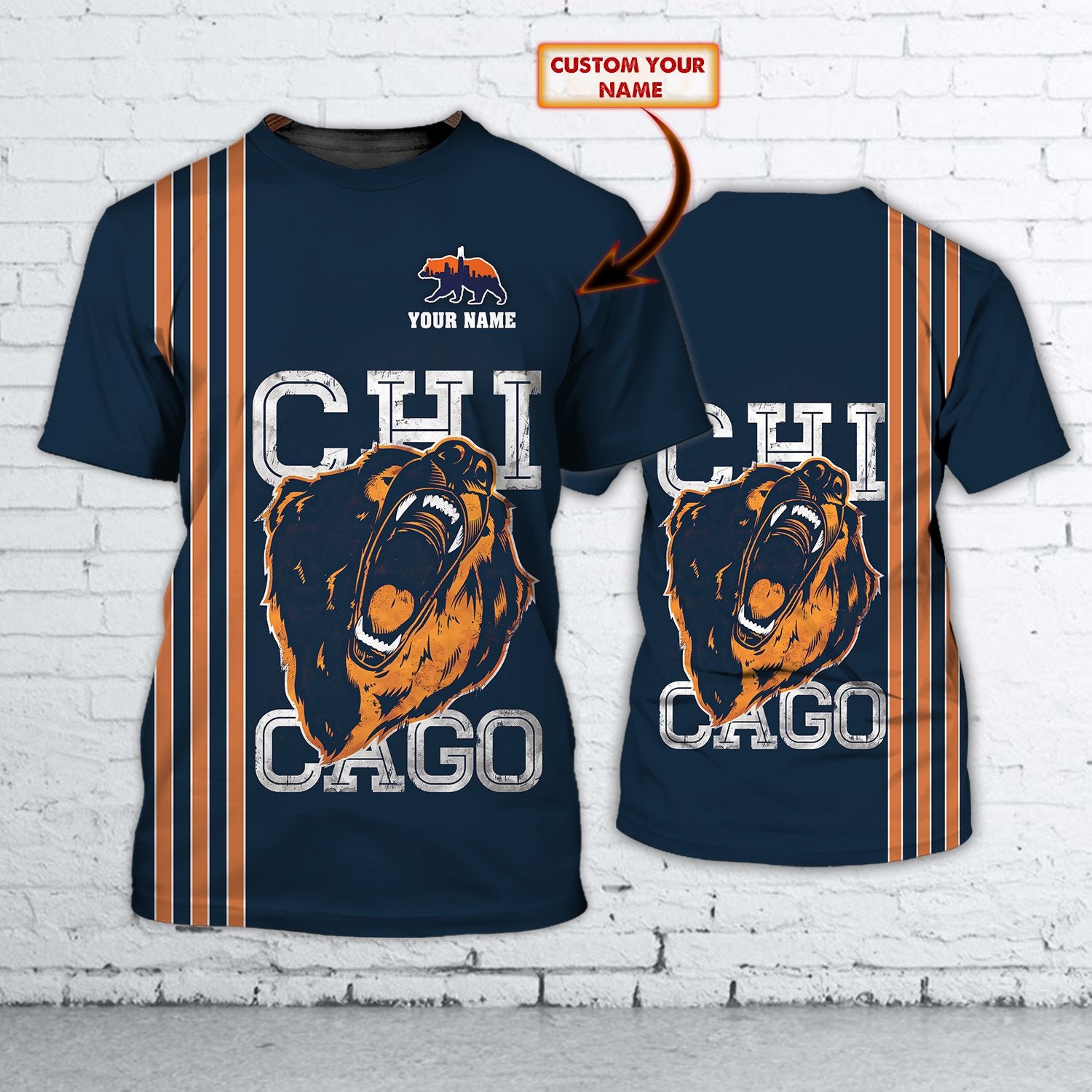 Chicago Bears – Personalized Tshirt – Nvc97 – 181