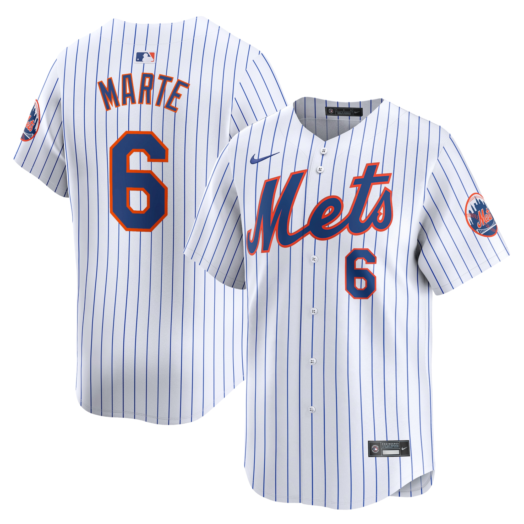 Starling Marte New York Mets Home Limited Player Jersey – White