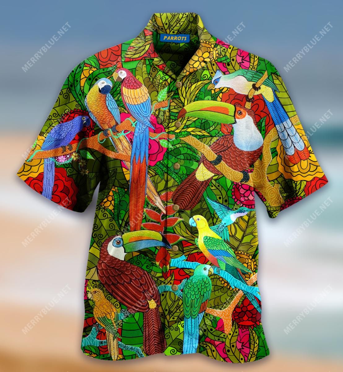 All I Care Are Parrots And Like Maybe 3 People Aloha Hawaiian Shirt Colorful Short Sleeve Summer Beach Casual Shirt For Men And Women