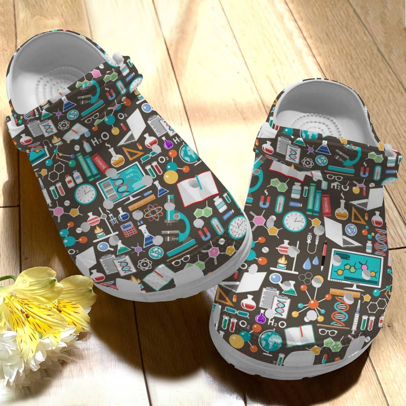 Science Personalize Clog, Custom Name, Text, Fashion Style For Women, Men, Kid, Print 3D Science V1