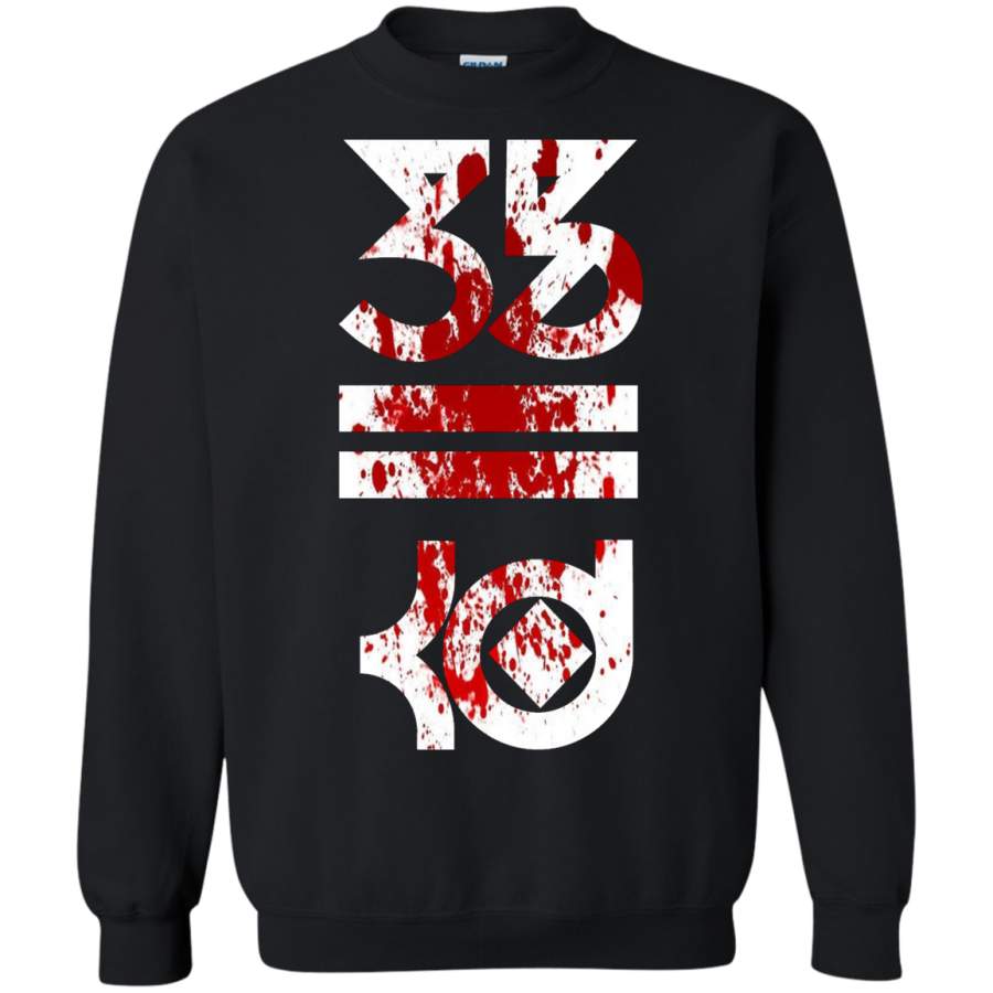 AGR Kevin Durant Human Blood Logo Crewneck Pullover Sweatshirt