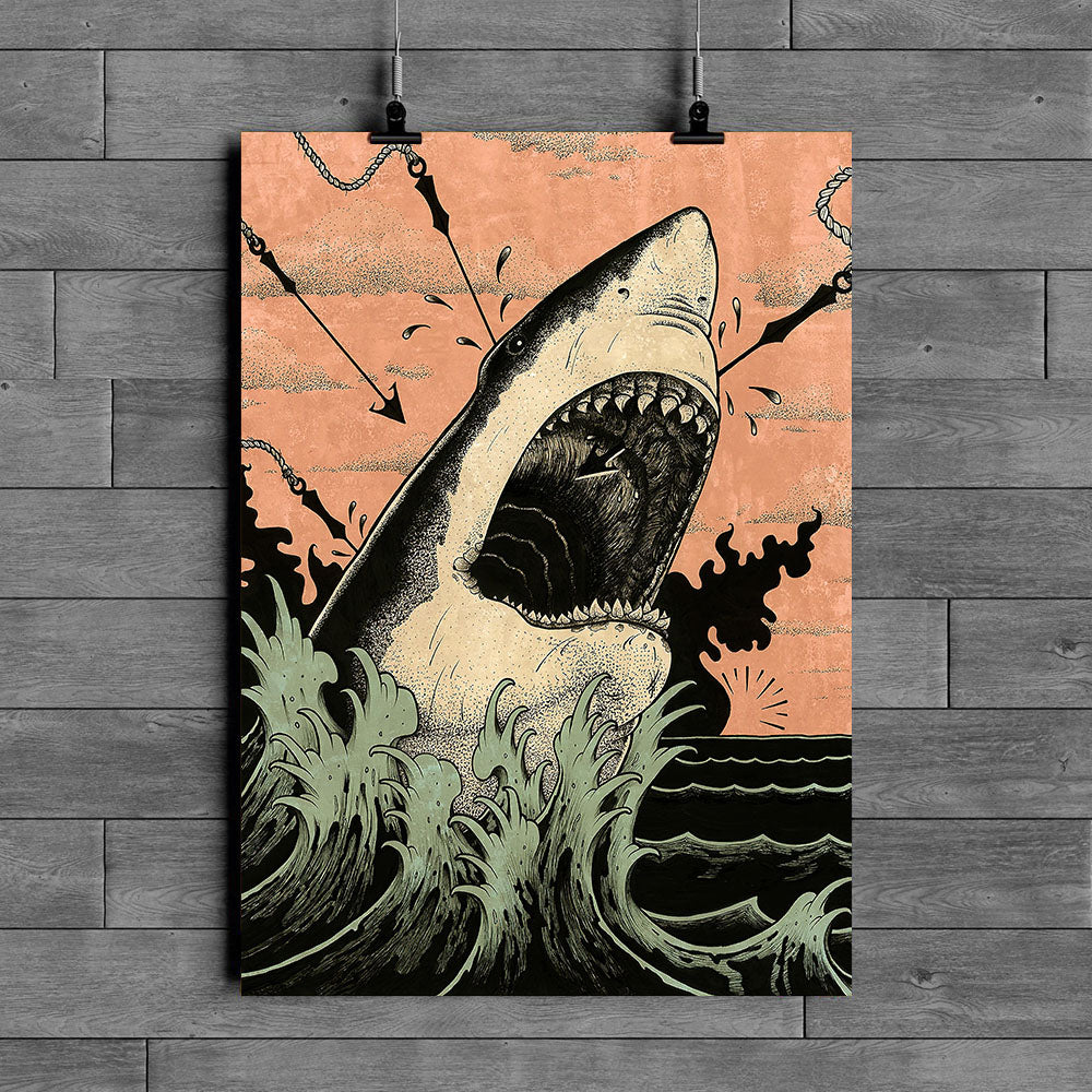 Shark Poster Qg111202Pt