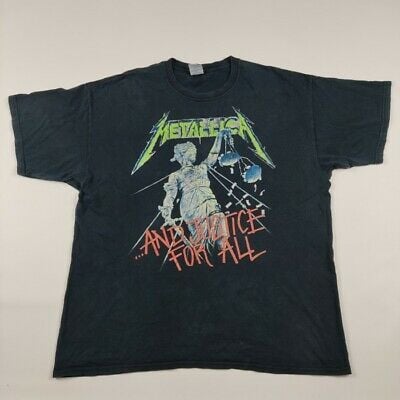 2006 Y2k Vintage Metallica Justice For All T Shirt 2605