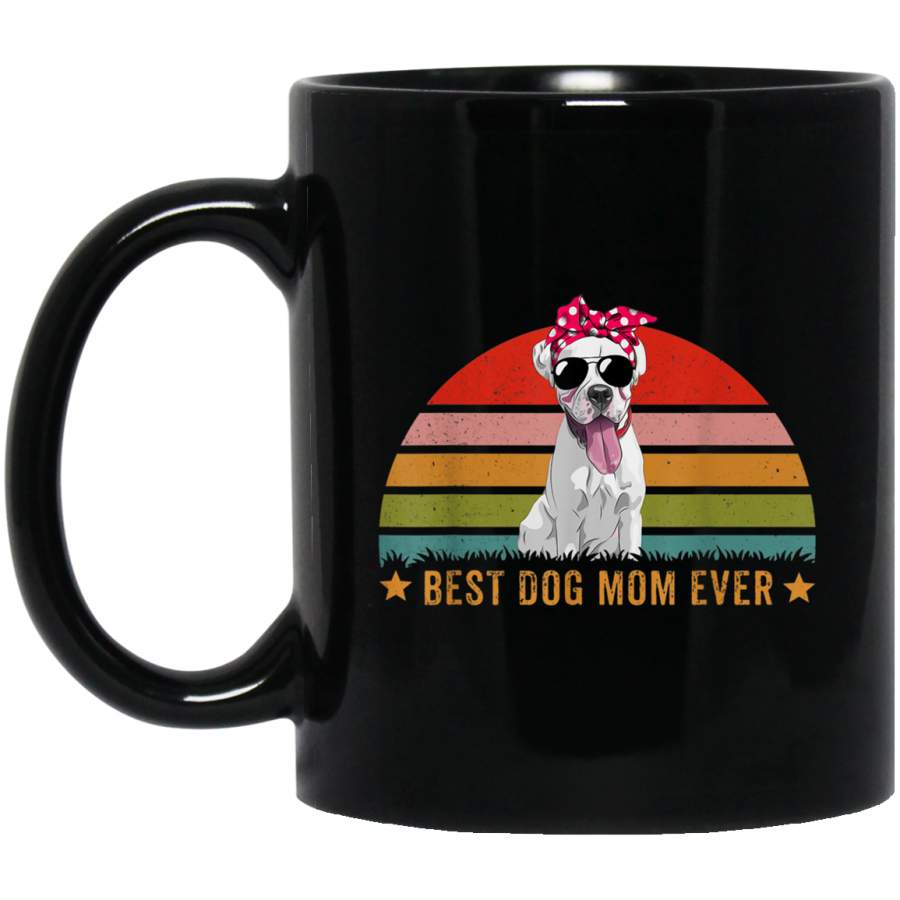 Best Boxer Mom Ever Funny Dog Mom Retro Vintage Gifts Mug