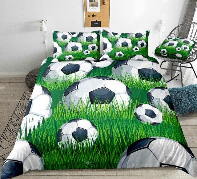 3D Soccer Ball Gwbj14725 Bedding Set