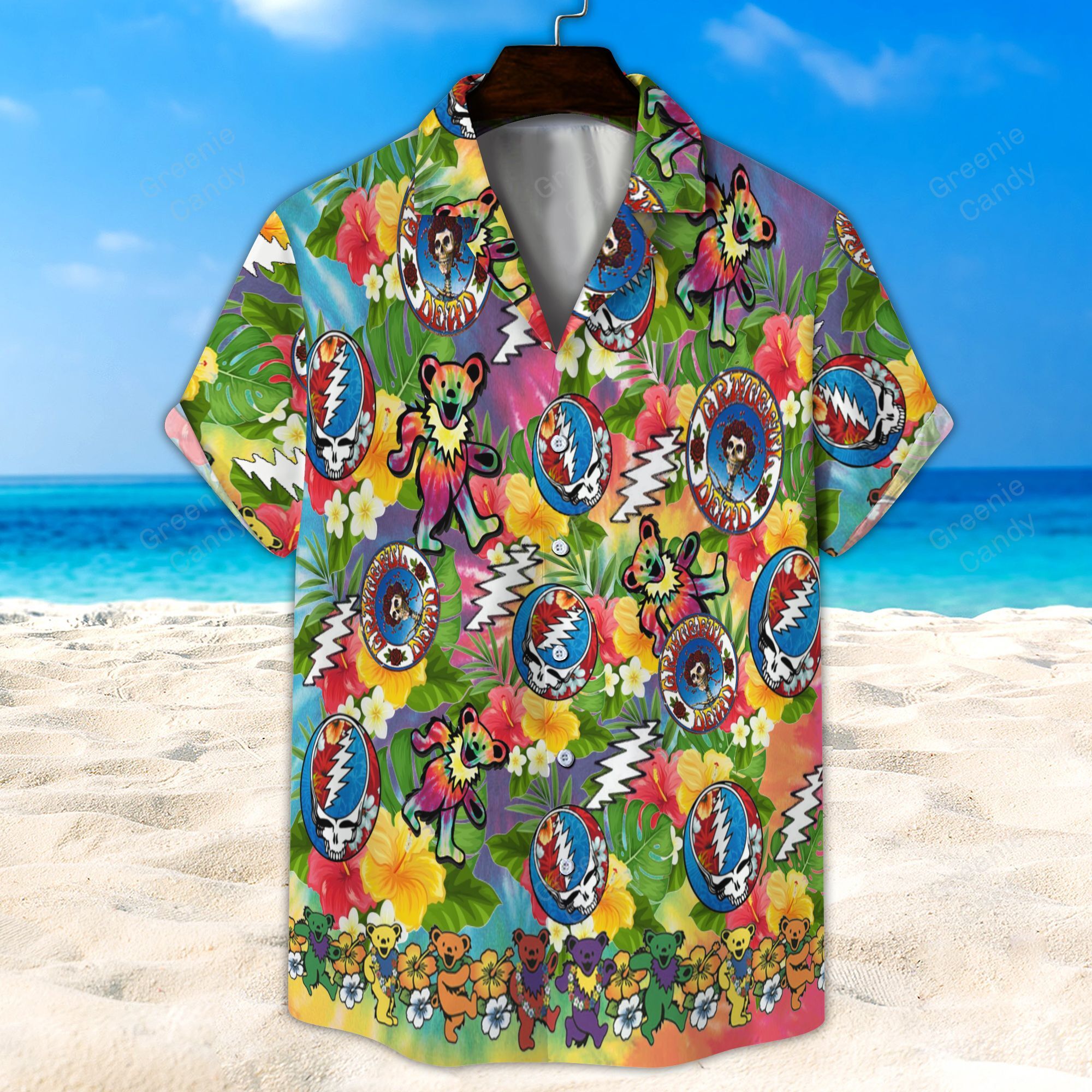 Thankful Dead Unisex Hawaiian Shirt Beach Short Ha38241