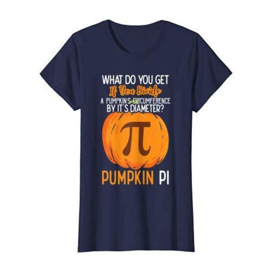Funny Pumpkin Pi Halloween Costume Math Teacher Gift T Shirt
