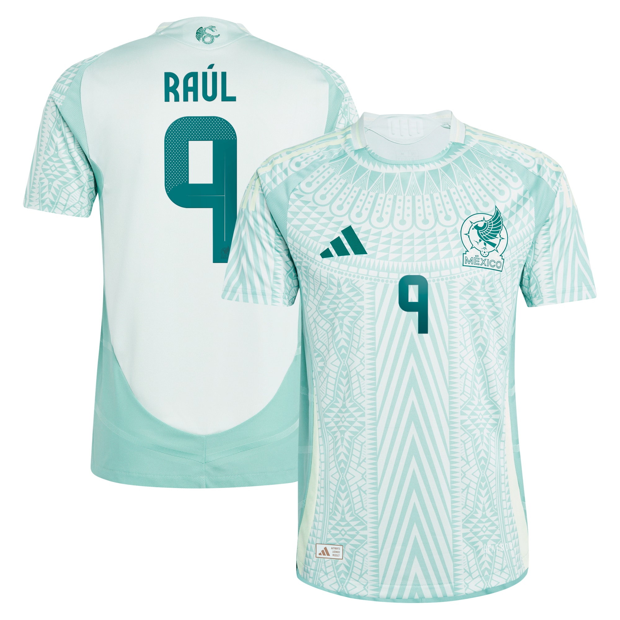 Raul Jimenez Mexico National Team 2024 Away Authentic Player Jersey – Green